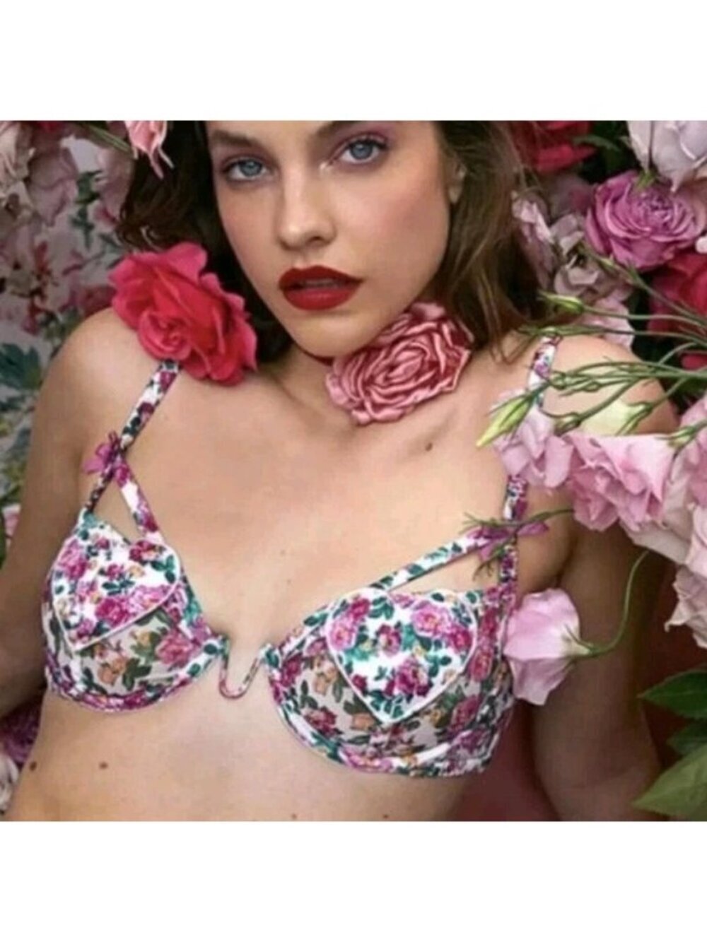 For Love Lemons Heart Bloom Underwire Bra XXS Floral Victoria's Secret